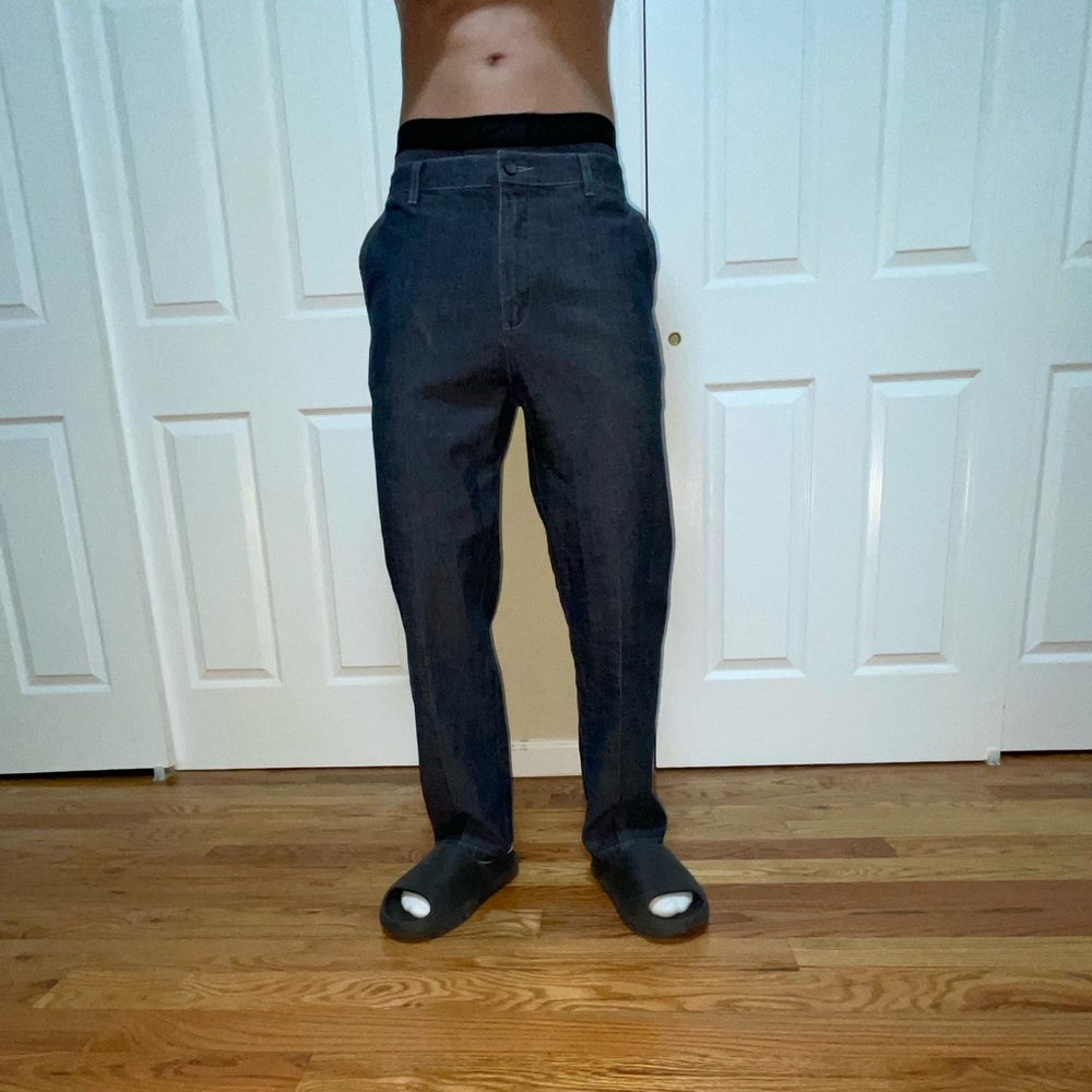 Grey regular straight fit Workwear Jeans 30X28